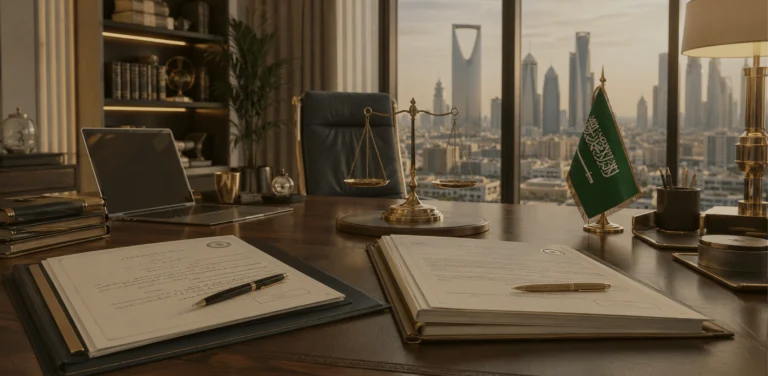 اكتشف ما يميز مكتب محاماة عربي إنجليزي في مراجعة العقود الثنائية ودعم المستثمرين الأجانب والامتثال للأنظمة السعودية.